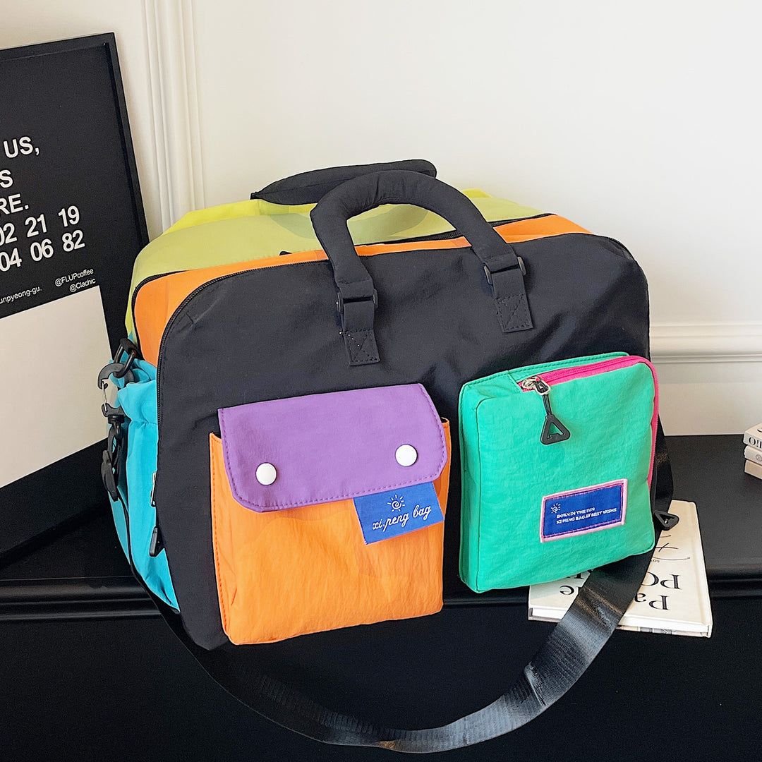 Multi-Pocket Utility Travel Duffel Bag Kalsten