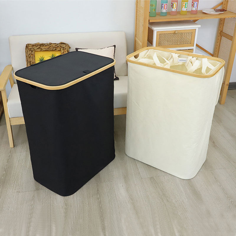 Practical laundry basket with lid Kalsten