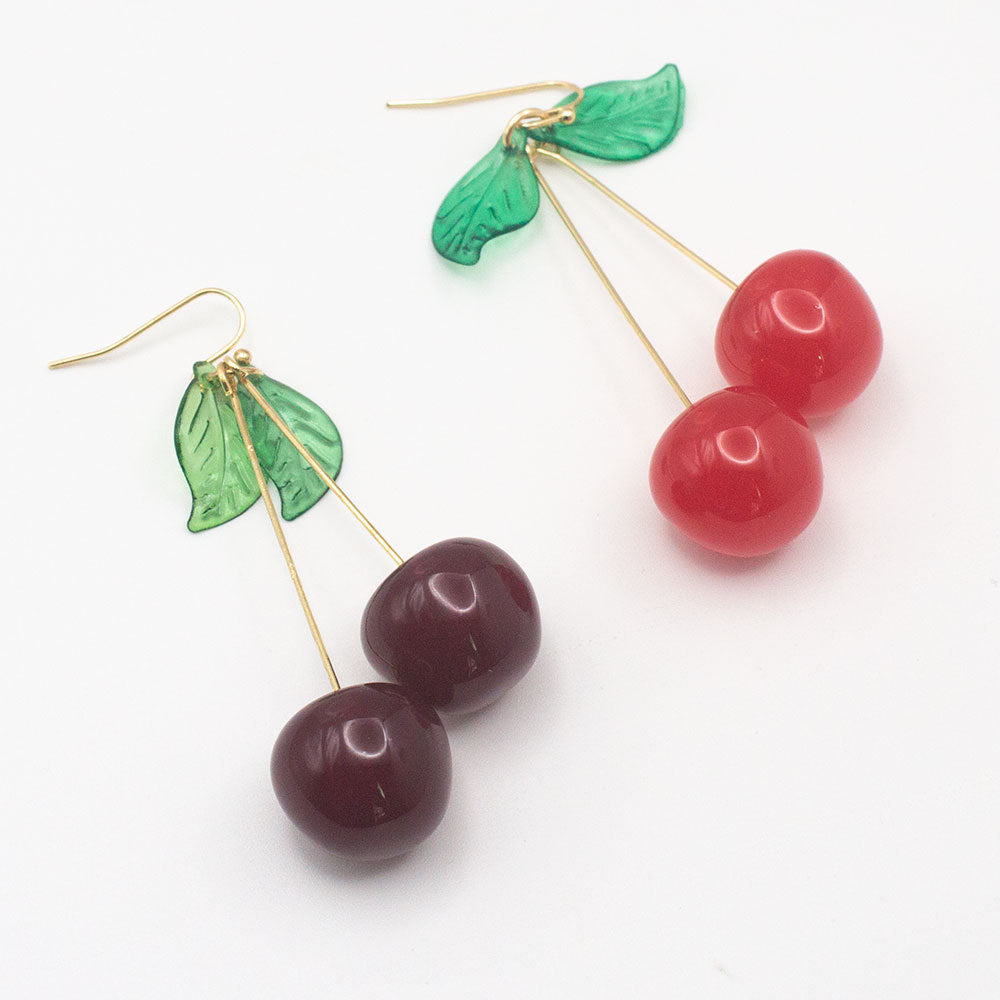 Quirky Cherry Drop Earrings Kalsten