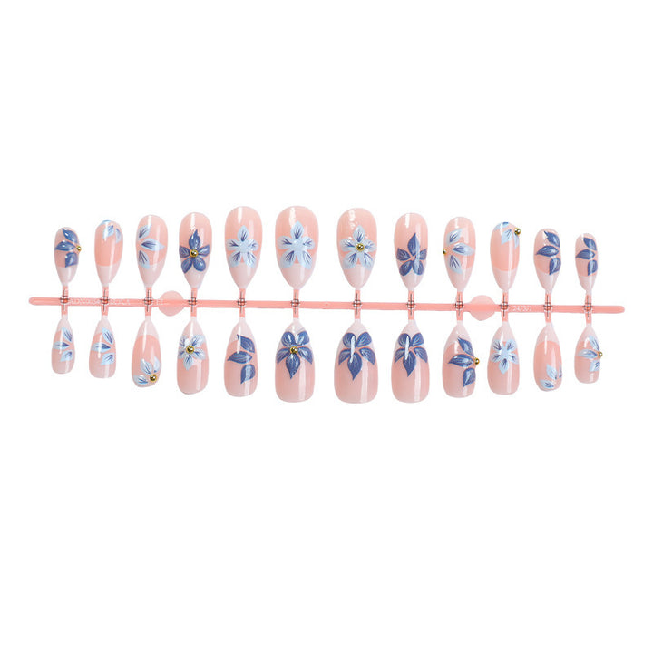 Creative nail art set with elaborate flower designs Kalsten