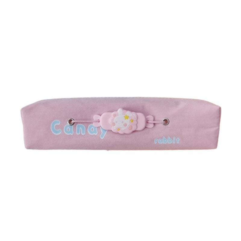 Cute Rabbit Print Pencil Case