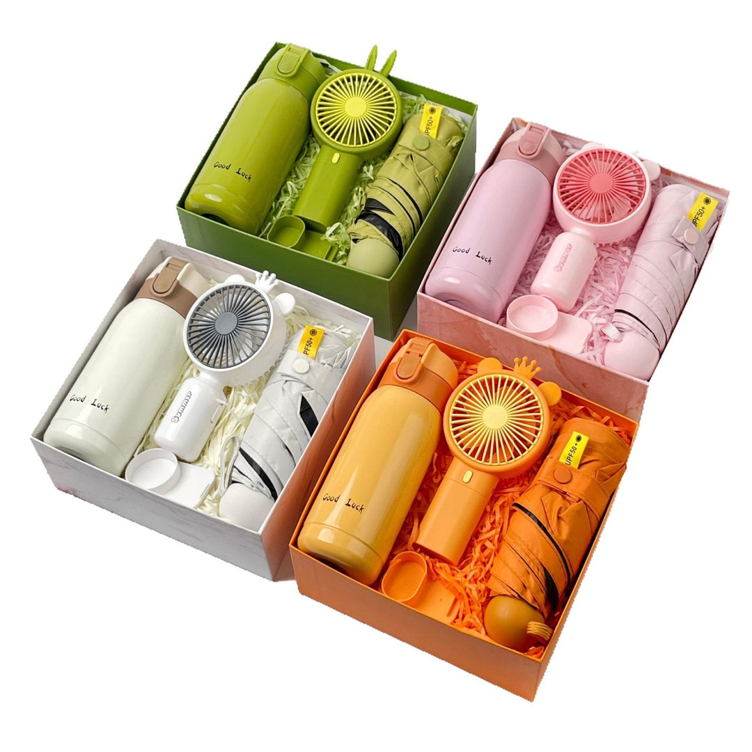 Women's set with coffee mug and portable fan Kalsten