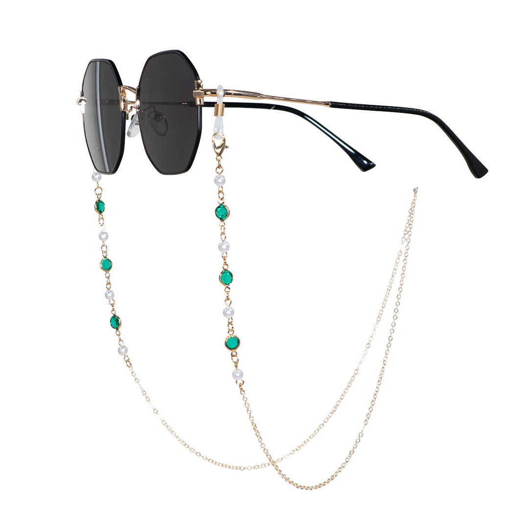 Pearl and Crystal Eyewear Chain Kalsten