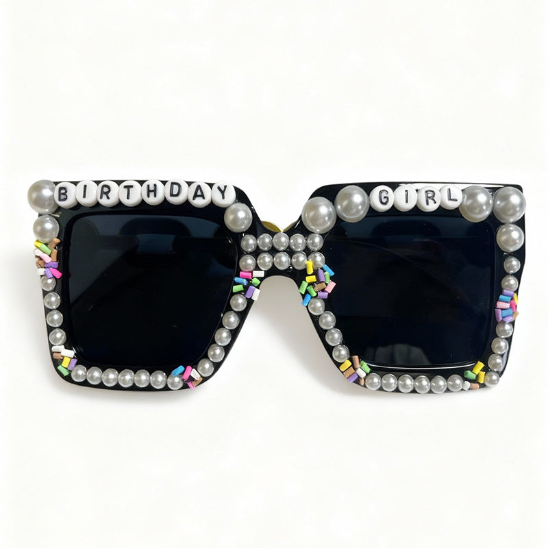 Playful Birthday-Themed Statement Sunglasses Kalsten