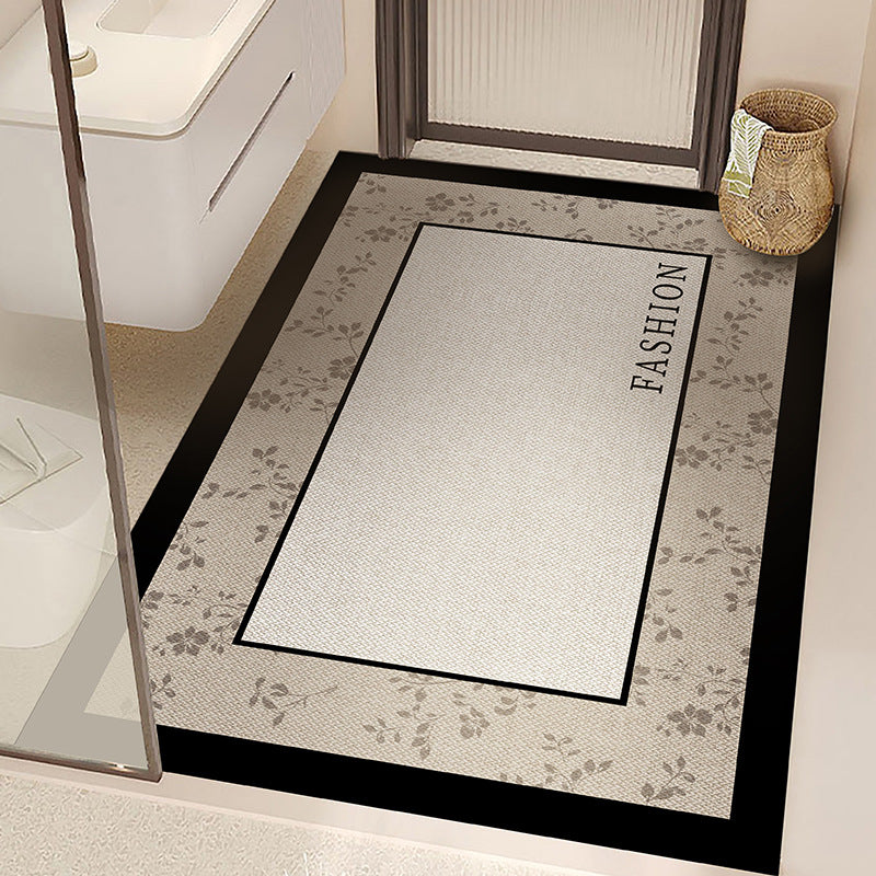 Non-Slip Geometric Bath Mat