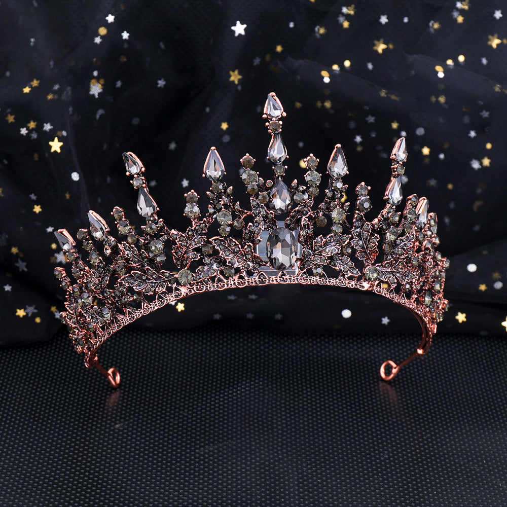 Women Elegant Tiara with Sparkling Crystals Kalsten