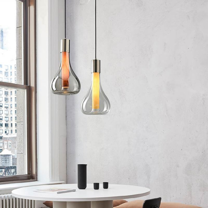 Sleek Abstract LED Chandelier