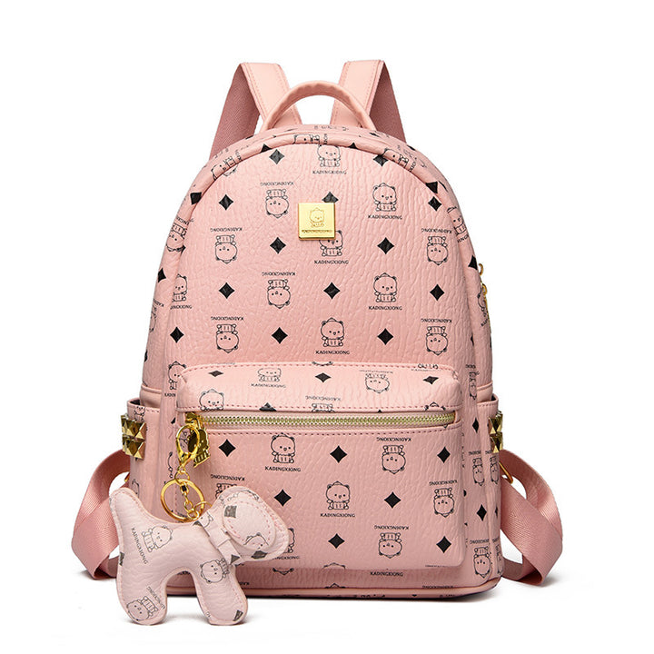 Cute Character Print Mini Backpack