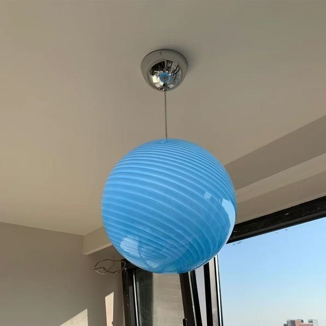 Elegant Sculptural Pendant Light