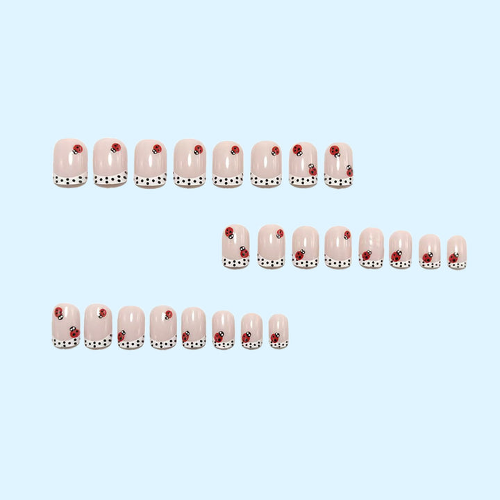 Nail art with cute ladybug designs Kalsten