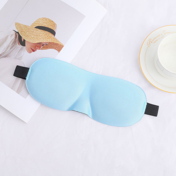 Unisex nan light-blocking travel mask with thermoformable nylon cover and wide comfort band Kalsten