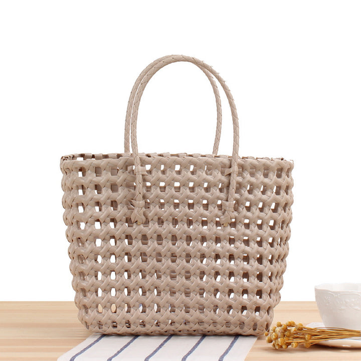 Flexible Tote Bag Made of Handcrafted Woven Material Kalsten
