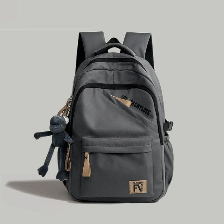 Versatile Urban Backpack with Cute Keychain Kalsten