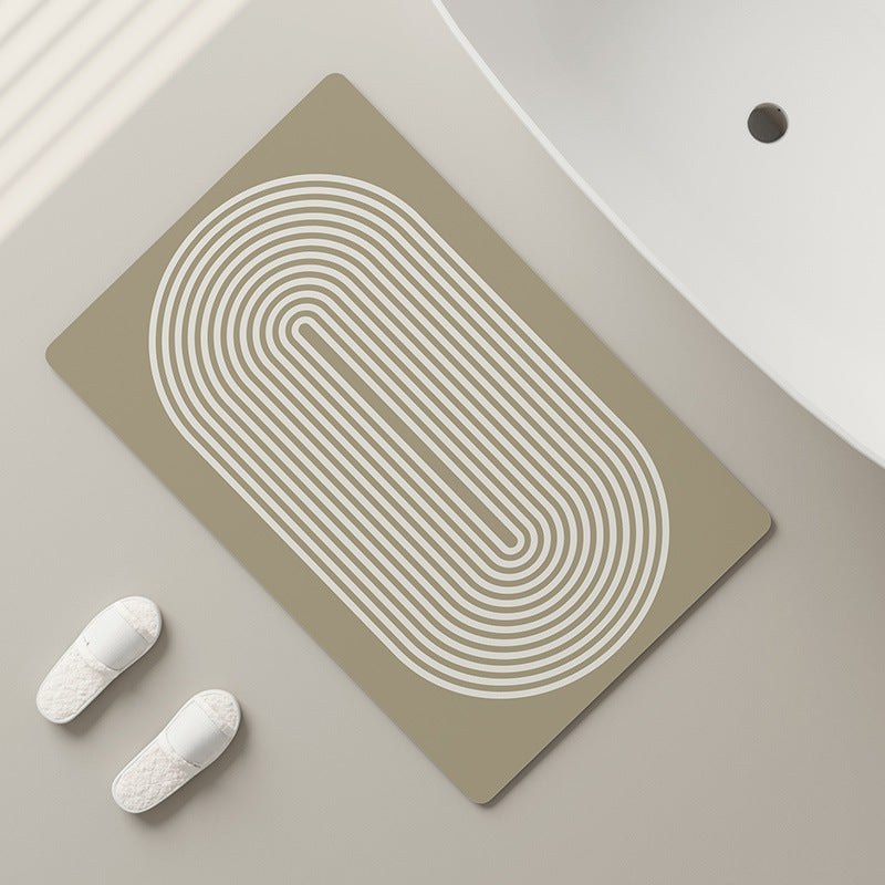 Textured Bathroom Mat Kalsten