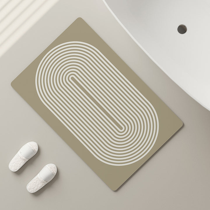 Textured Bathroom Mat Kalsten