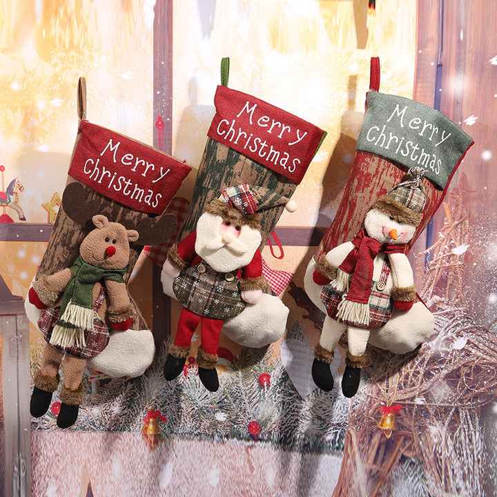 Decorative Christmas stocking in reindeer design Kalsten
