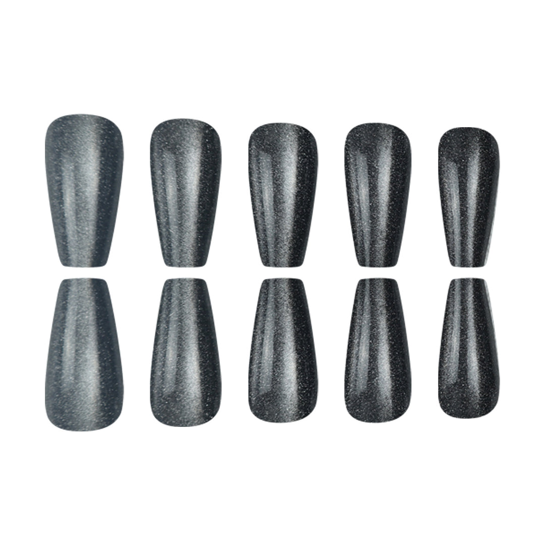 Glamorous Long Coffin Press-On Nails Kalsten