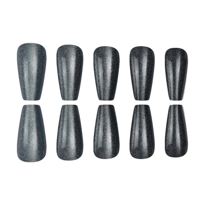 Glamorous Long Coffin Press-On Nails Kalsten