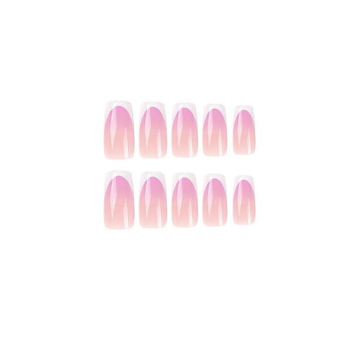 Artful Nail Extensions with Delicate Ombre Design Kalsten
