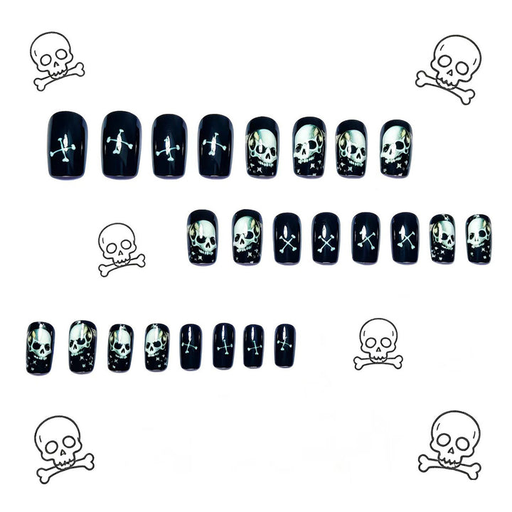 Gothic Skull Nail Art Kalsten