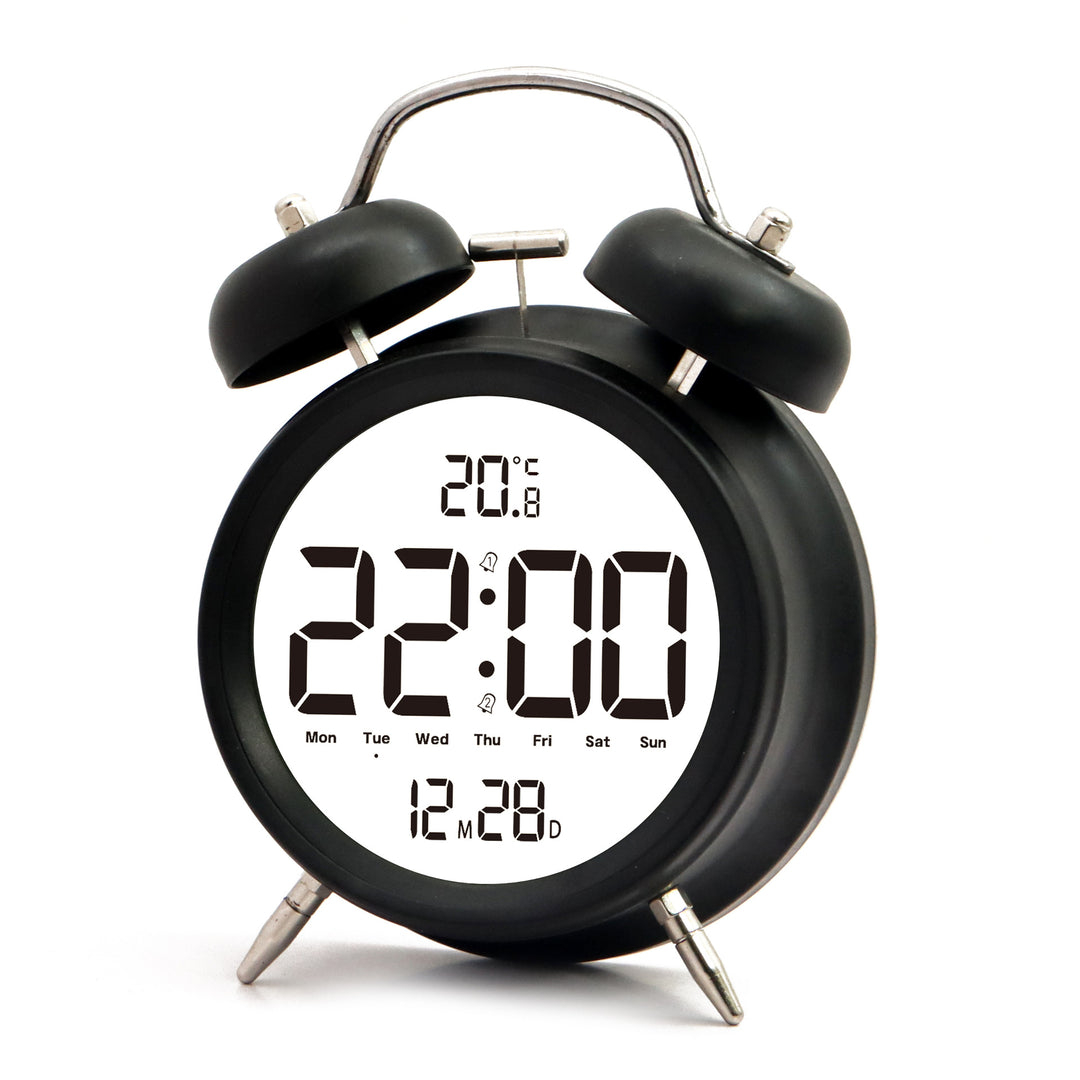 Digital alarm clock with large LED digits and temperature sensor Kalsten
