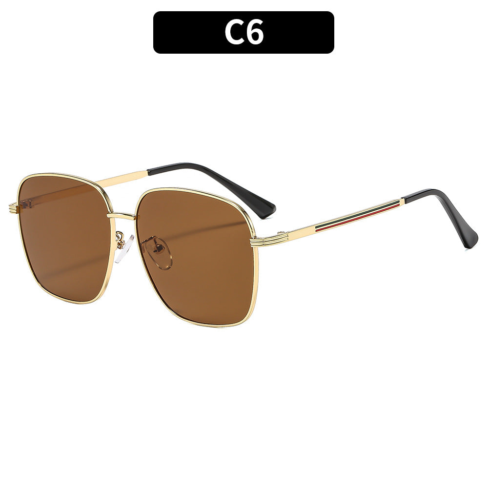 Chic Oversized Square Frame Sunglasses