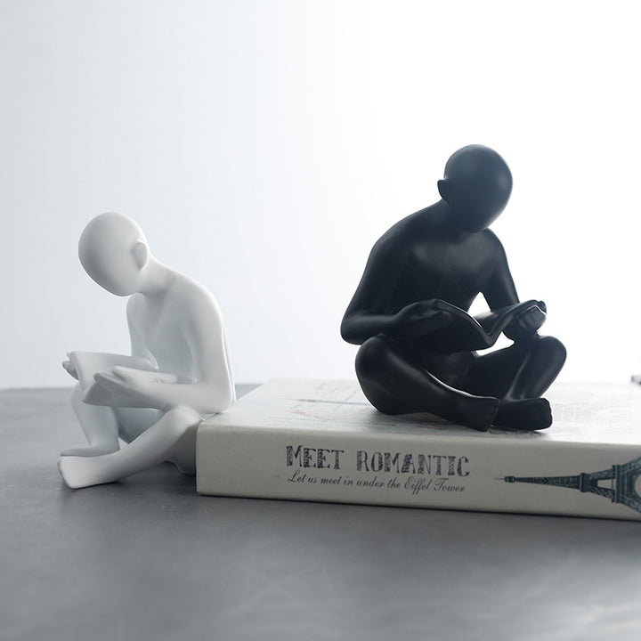 Reading Figurine