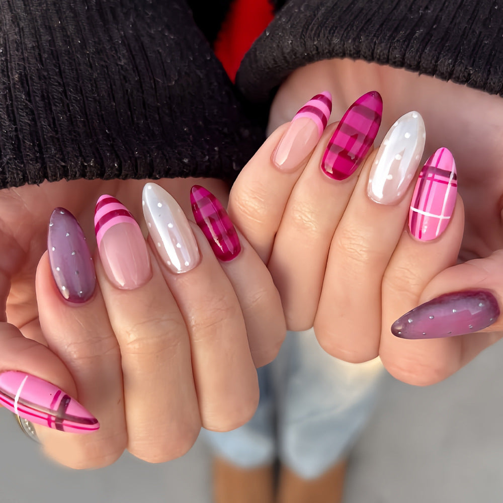 Artistic Glossy Stiletto Press-On Nail Set Kalsten