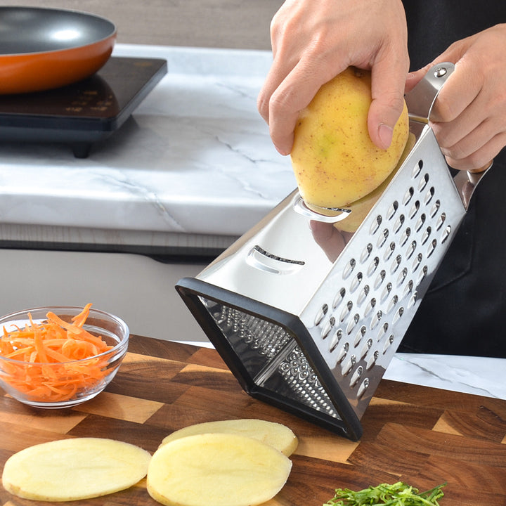 Ergonomic stainless steel cheese and vegetable grater Kalsten