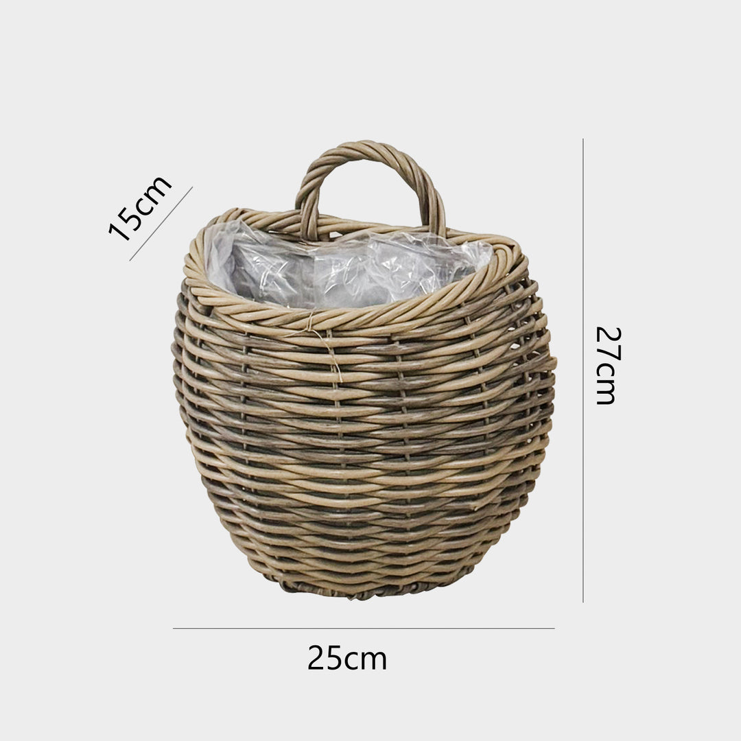Decorative storage basket with handle Kalsten