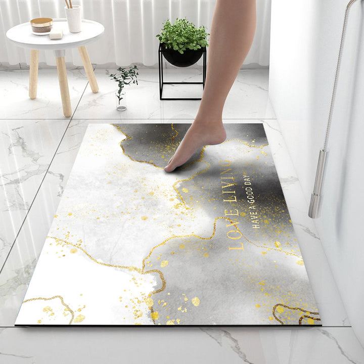 Artistic Printed Bath Mat