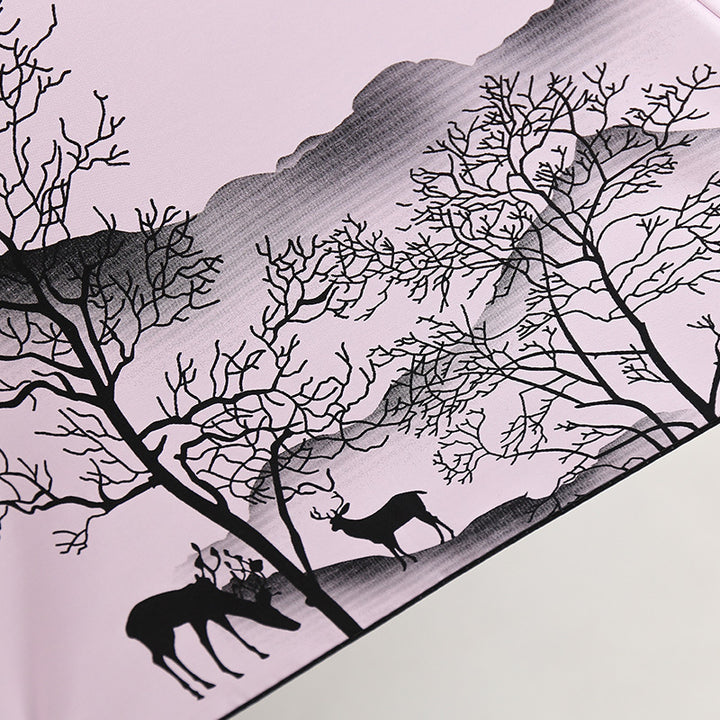 Ladies Foldable Umbrella with Artistic Nature Design Kalsten