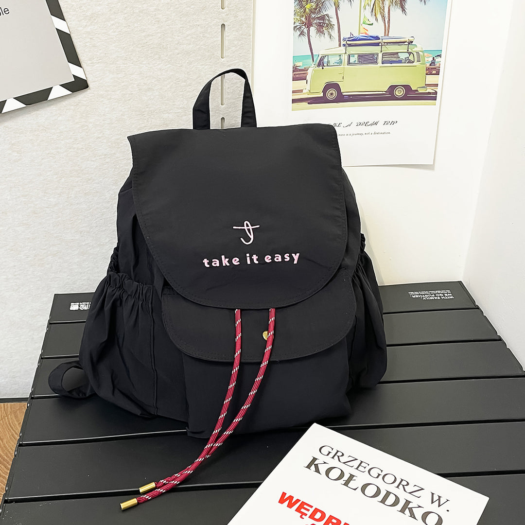 Casual Drawstring Closure Backpack Kalsten