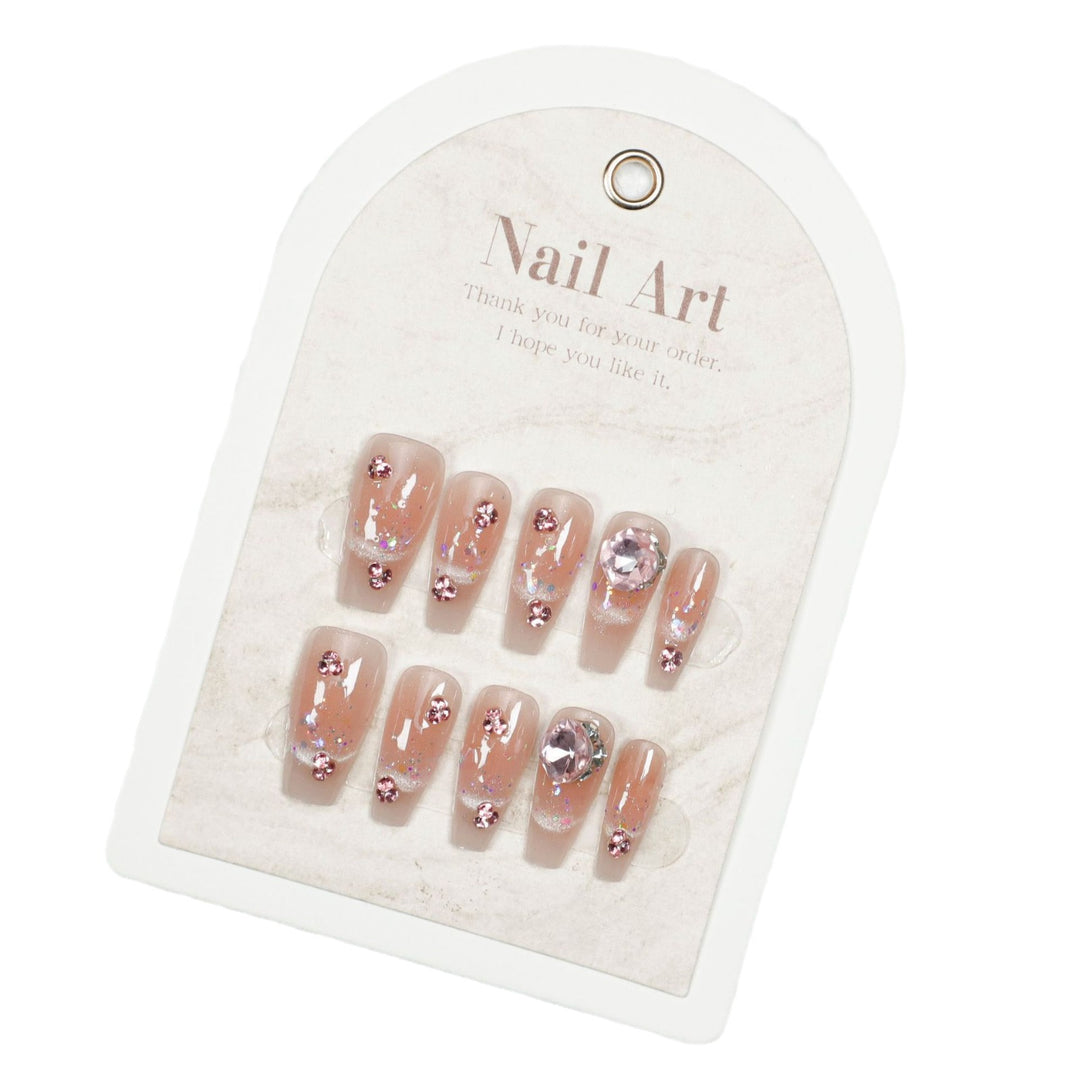 Decorative Floral Press-On Nails Kalsten