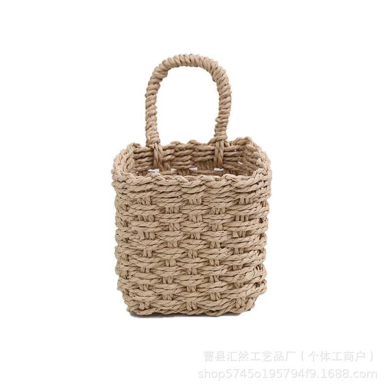Natural Fiber Handwoven Storage Basket Kalsten
