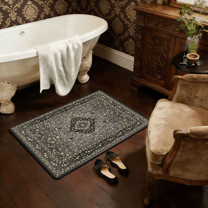 Luxurious Vintage-Inspired Bath Mat Kalsten