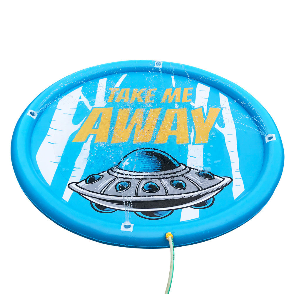 Children inflatable wading pool with maritime motifs Kalsten