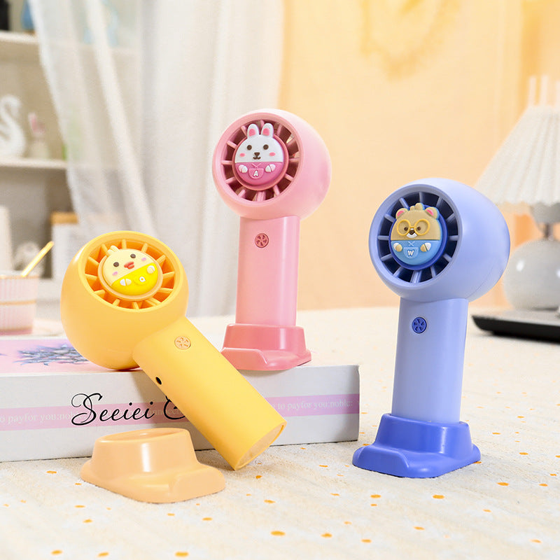 Women Portable Mini Hand Fan with USB Port Kalsten