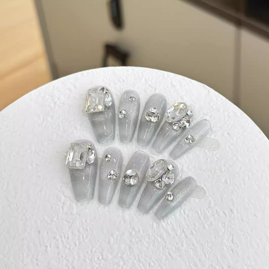 Sparkling Glamorous Press-On Nail Set
