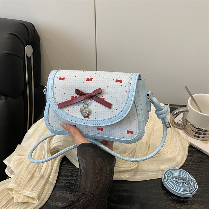 Adorable Bow-Embellished Crossbody Bag Kalsten