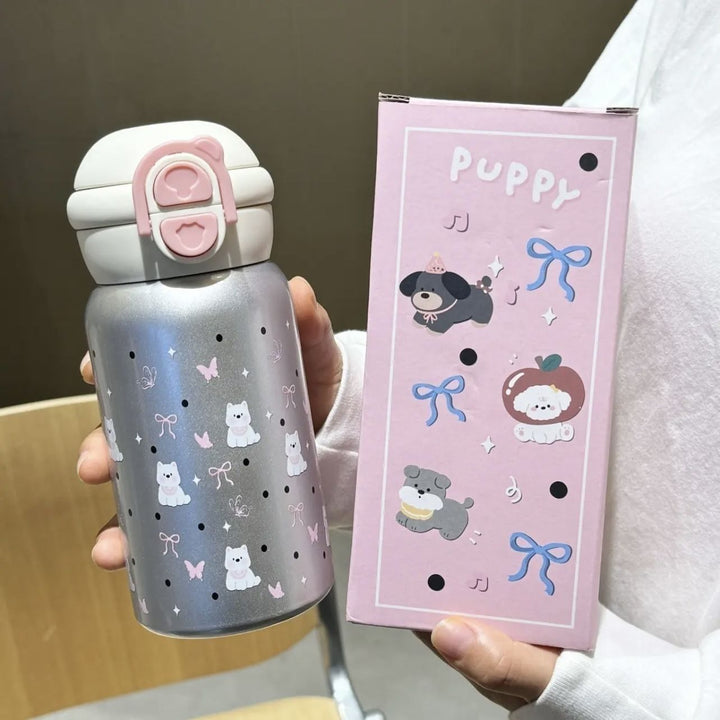 Ladies insulated drinking bottle with sweet Kalsten design