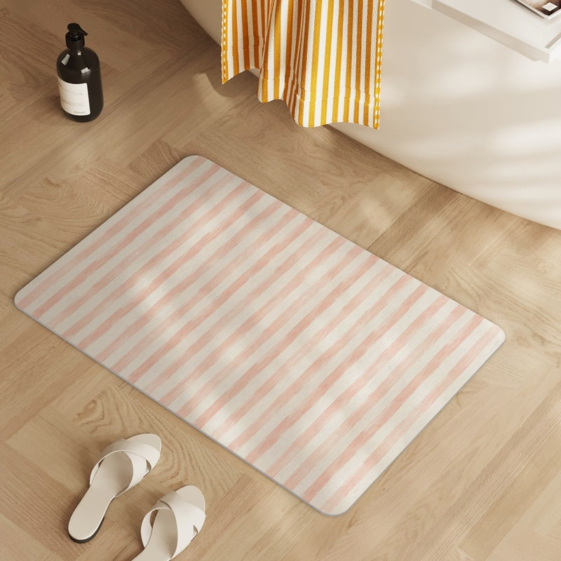 Stylish Striped Bath Mat