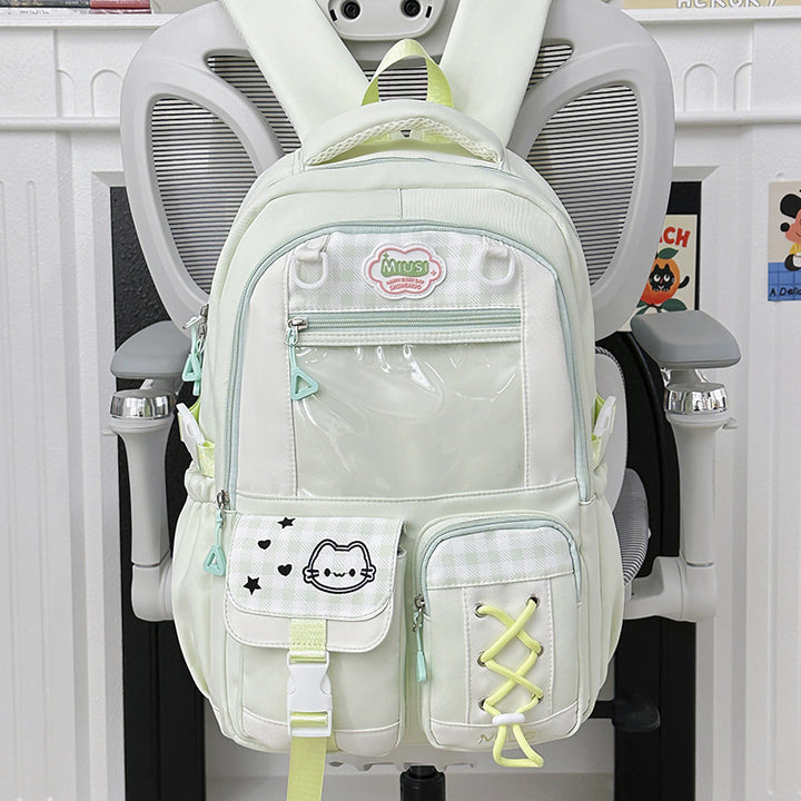 Playful Graphic School Backpack Kalsten