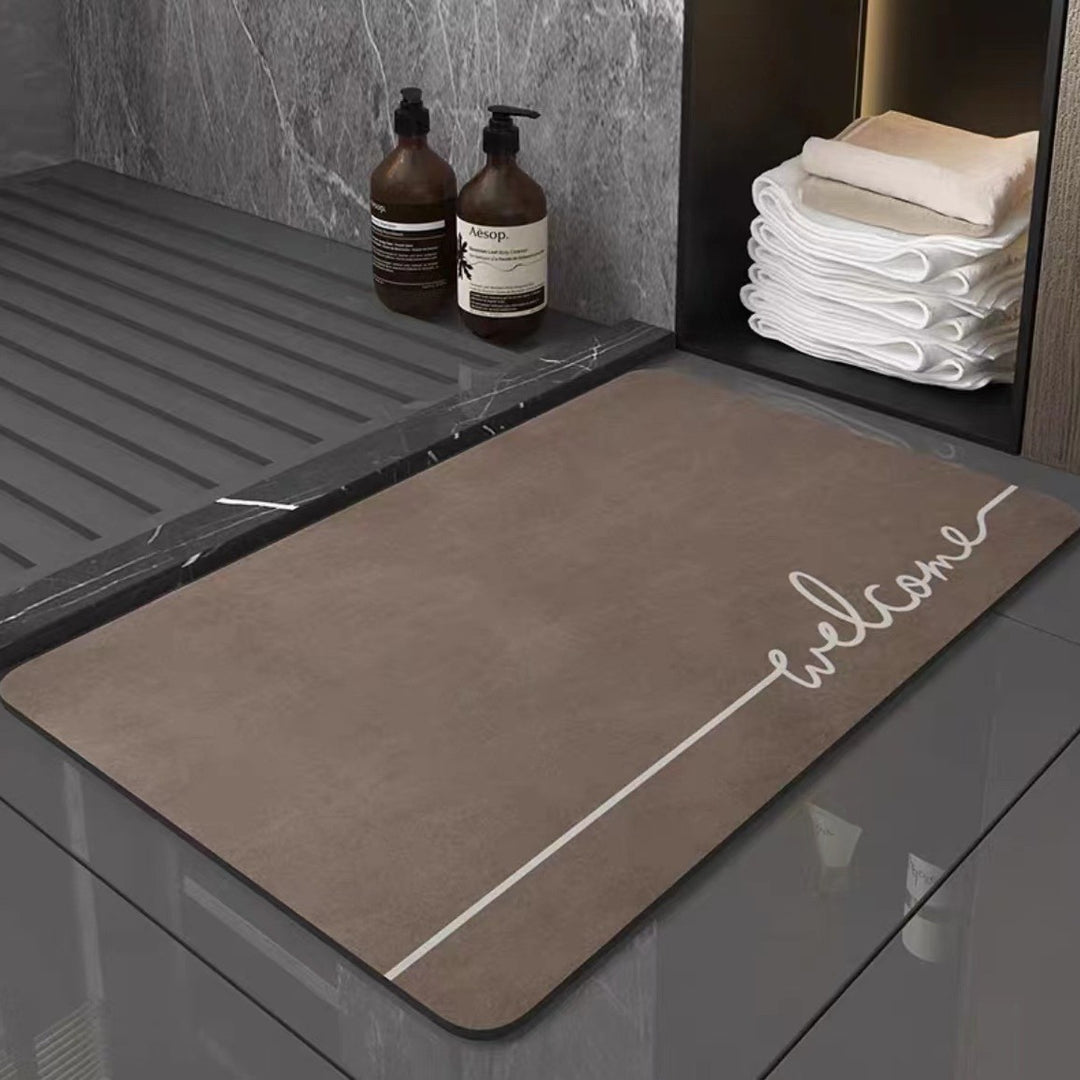 Elegant Oval Welcome Mat