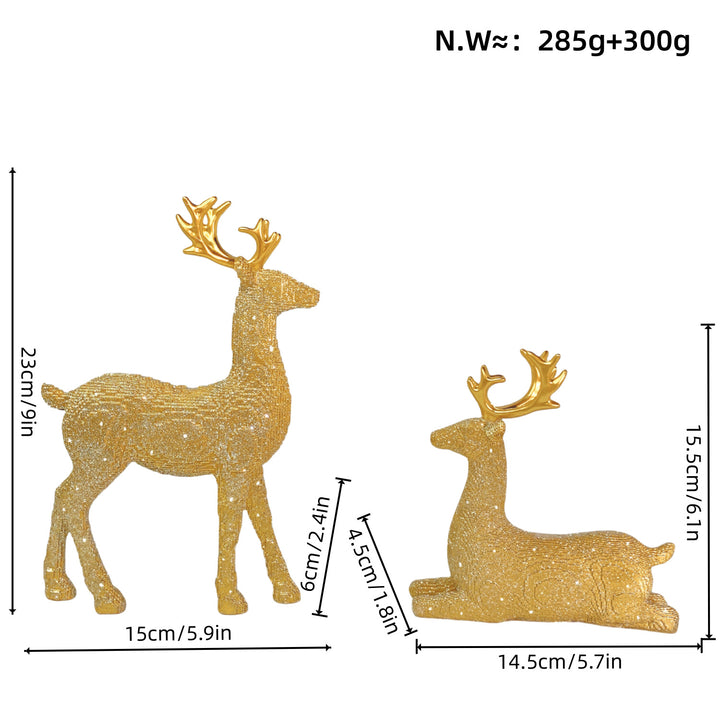 Elegant Christmas decoration in the form of reindeer Kalsten