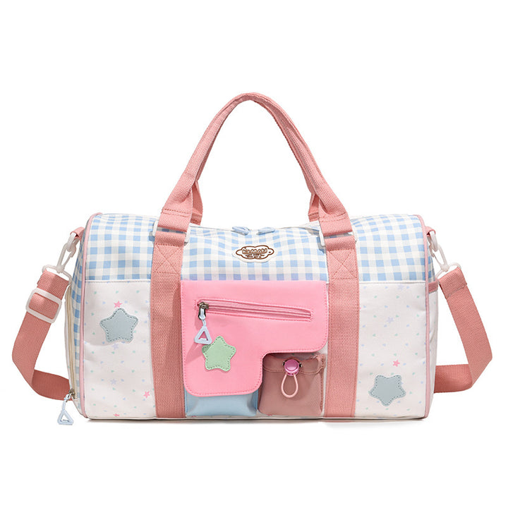 Colorful Patchwork Travel Duffel Bag Kalsten