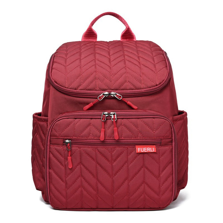 Elegant Quilted Multi-Compartment Backpack Kalsten