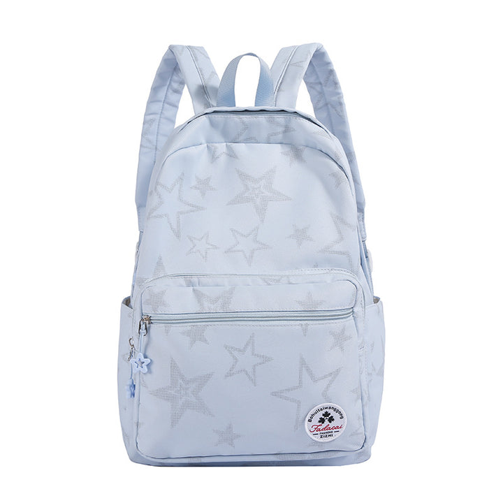 Star-Patterned Casual Backpack