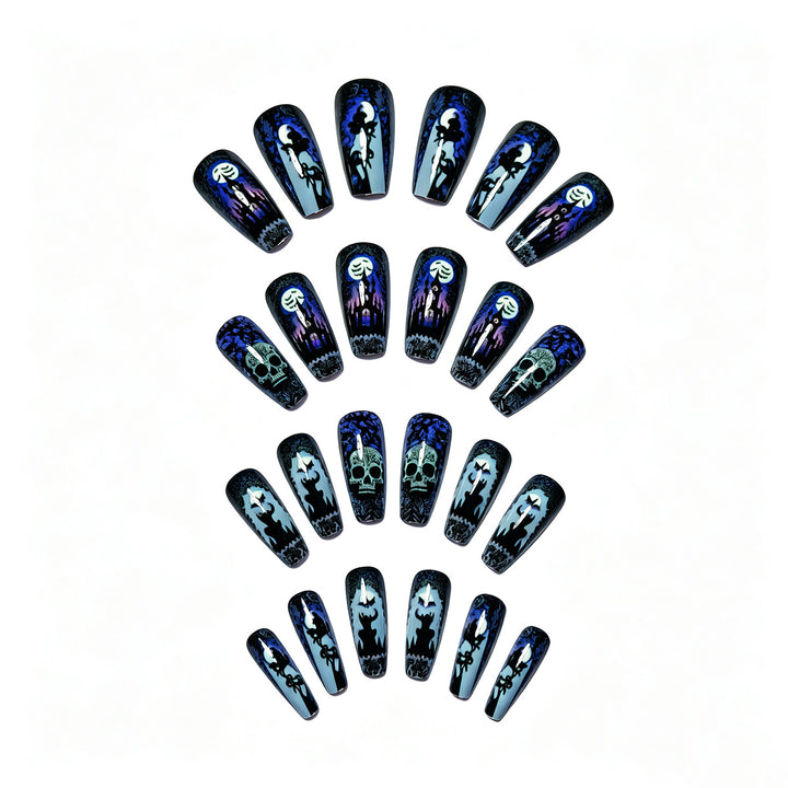 Gothic Themed Nail Art Kalsten