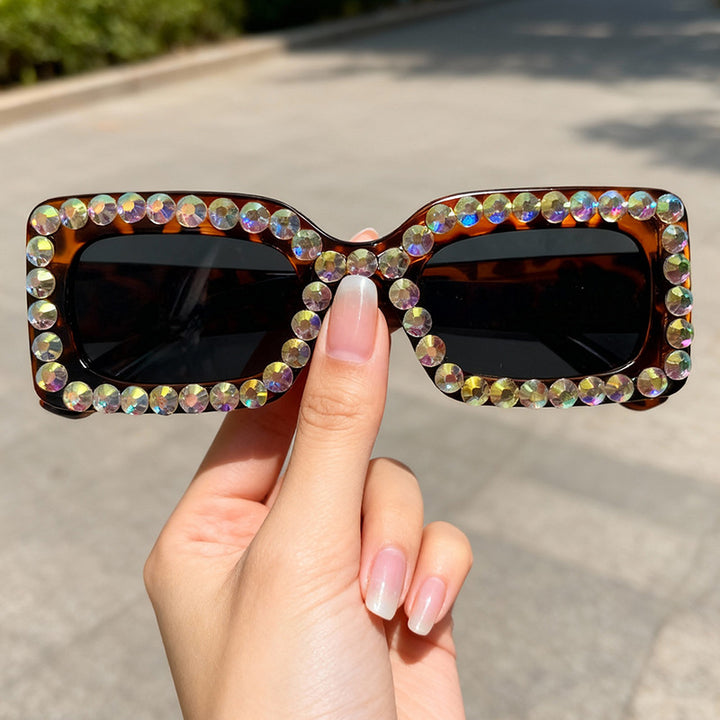 Decorative Rhinestone-Embellished Sunglasses Kalsten